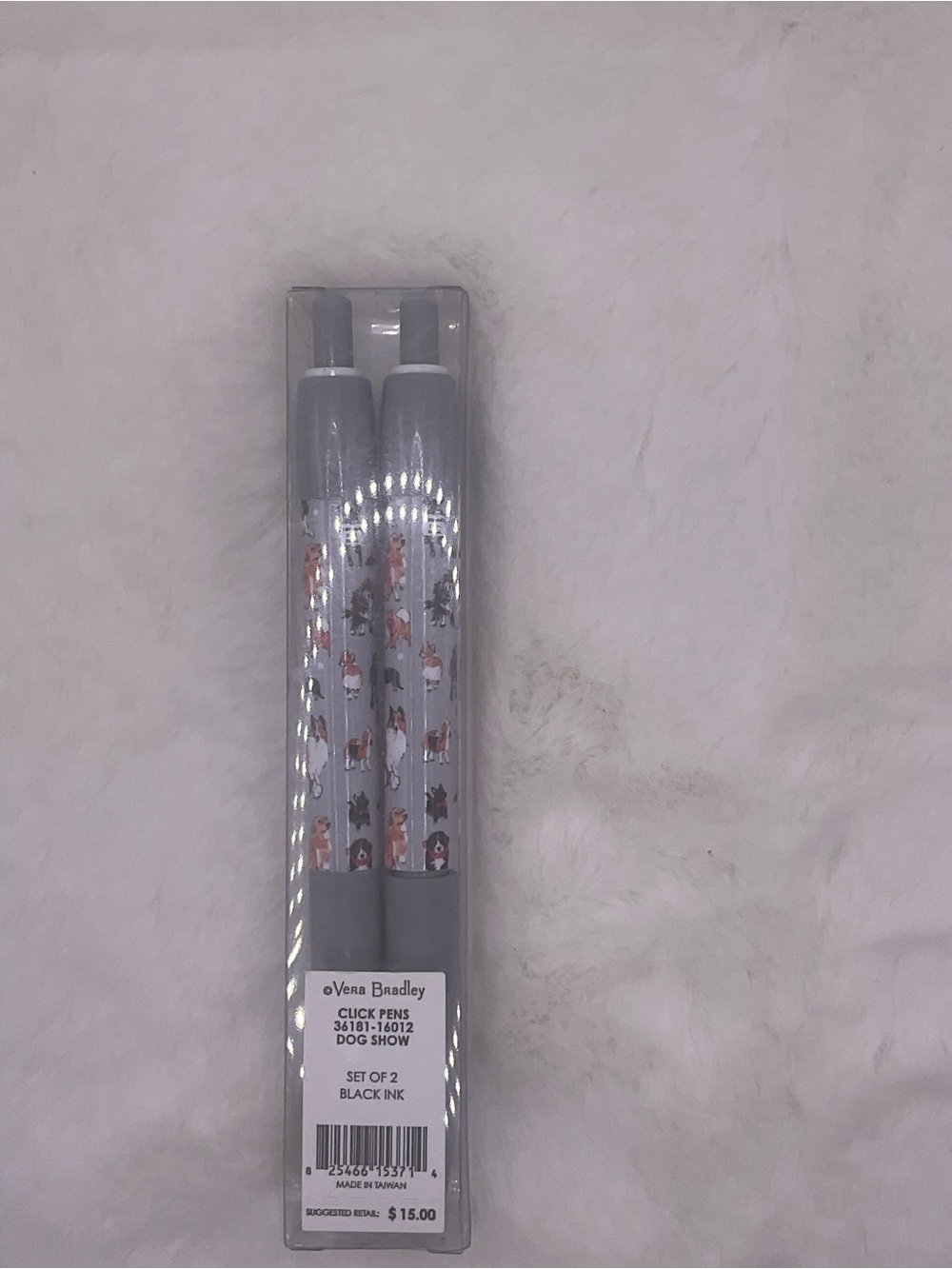 New Vera Bradley Dog Show Pens And Notebook - Picture 3 of 5